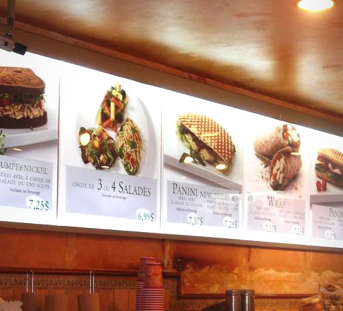 Menu Lumineux 3