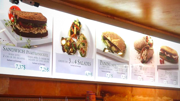 Menu Lumineux